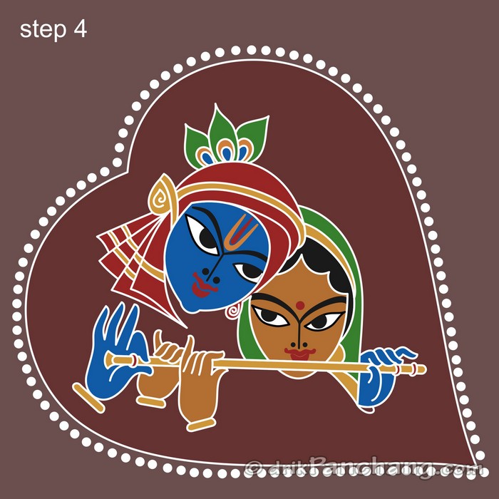 Krishna Janmashtami Rangoli Gokulashtami Rangoli Rangoli Designs